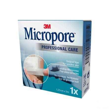 Micropore 3m Tape 1,25mmx5m Rol 1 1530p-0s  -  3M