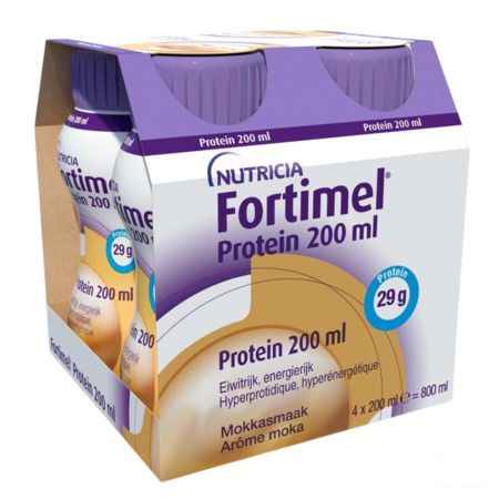 Fortimel Protein 200 ml Mokka 4X200 ml  -  Nutricia