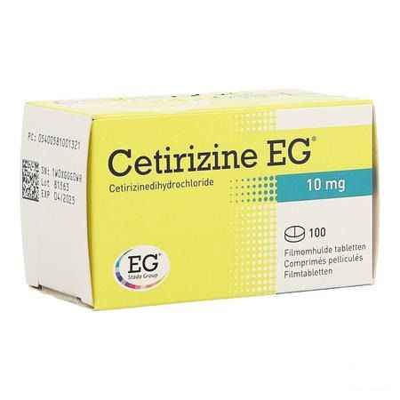 Cetirizine EG Tabletten 100 X 10 mg  -  EG