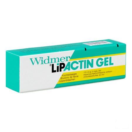 Lipactin Gel 3g  -  Widmer Louis
