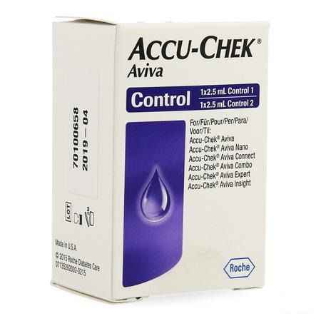 Accu Chek Aviva Control 2x2,5 ml 4455215001  -  Roche Diagnostics