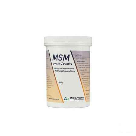 Msm Poeder Soluble - Oplosb 500 gr  -  Deba Pharma
