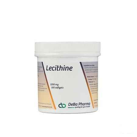 Lecithine Capsule 100x1200 mg  -  Deba Pharma