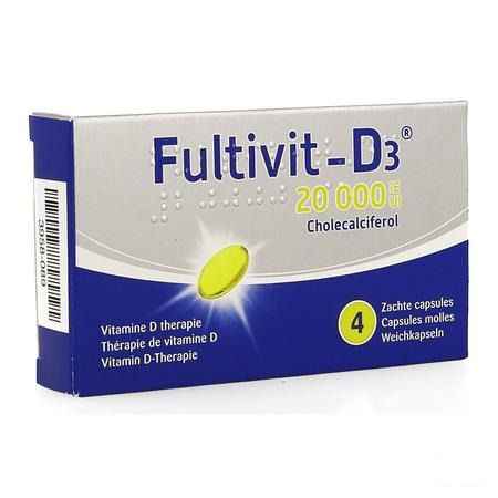 Fultivit-d3 20000IECapsule Zacht 4  -  EG
