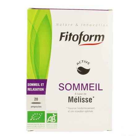 Slaap Ampullen 20x10 ml Fitoform  -  Bioholistic Diffusion