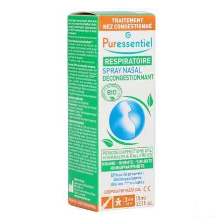 Puressentiel Respiratoire Spray Nasal 15 ml  -  Puressentiel