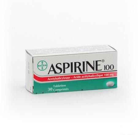 Aspirine 100 mg Comprimes 30