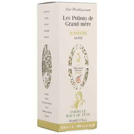Les Potions Grand Mere Maux Tete Spray 50 ml  -  Diet World
