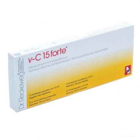 Reckeweg Dr. V-c 15 Fort Ampoule 12x10 ml  -  Nut-Hom-Phyt