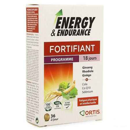 Ortis Energy & endurance Tabletten 2x18  -  Ortis