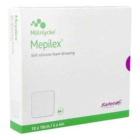 Mepilex Schuimverb Sil Abs Ster 10x10cm 5 294100  -  Molnlycke Healthcare