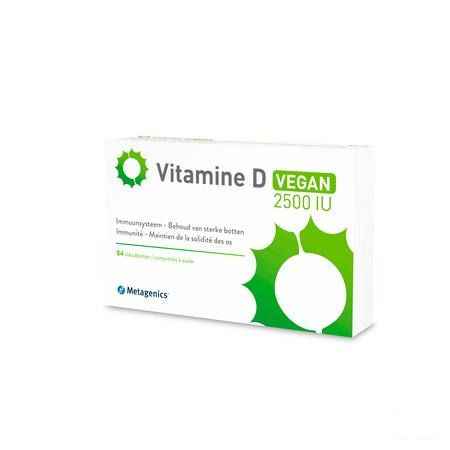 Vitamine D 2500Iu Vegan Metagenics Comp 84  -  Metagenics