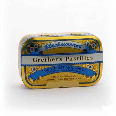 Grether's Pastilles Blackcurrant Pastille 110 gr  -  Melisana