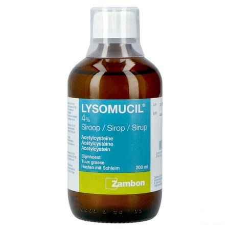 Lysomucil 4% Siroop 200 ml