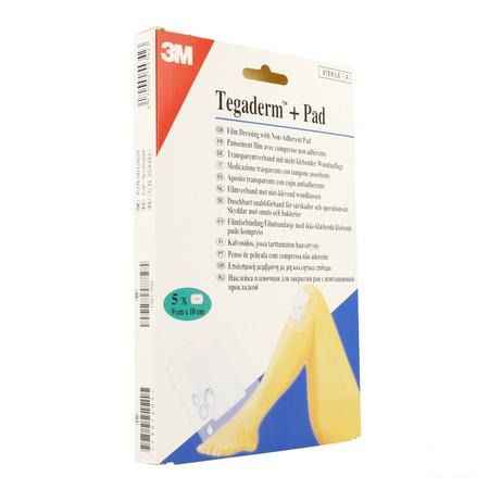Tegaderm + Pad 3m Transp Steril 9cmx10cm 5 3586p  -  3M