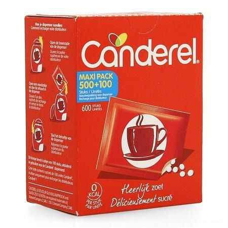 Canderel Recharge Pr Distributeur Maxipack 500 + 100