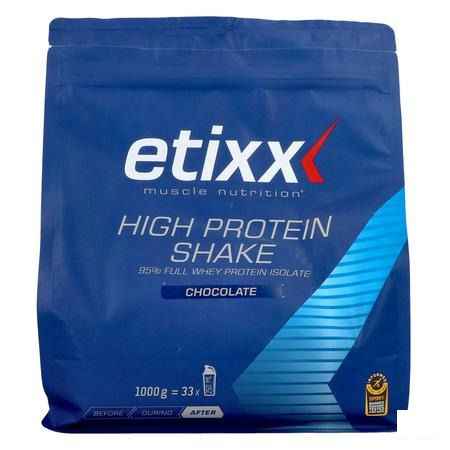 Etixx High Protein Shake Chocolate Poeder 1000 gr 