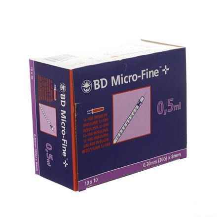 Bd Microfine+ Ser.Ins. 0,5  ml 30G 8,0Mm 100 324825