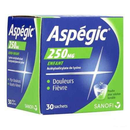 Aspegic 250 Pulv 30x 250 mg