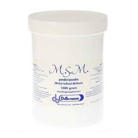 Msm Poeder Soluble - Oplosb 1kg  -  Deba Pharma