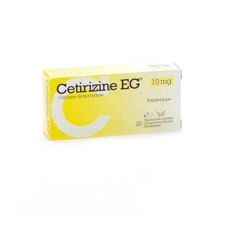 Cetirizine EG Tabletten 20 X 10 mg  -  EG