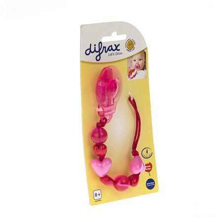 Difrax Attache Sucette Coeurs 980  -  Difrax