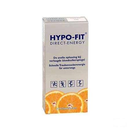 Hypo-fit Direct Energy Orange Zakje 12x18g  -  Eureka Pharma
