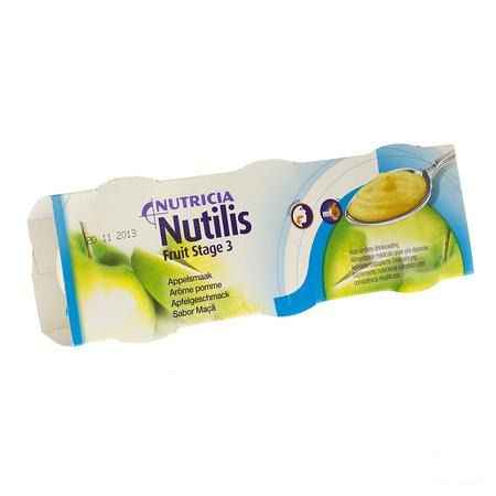 Nutilis Fruit Stage 3 Appel 3x150 gr  -  Nutricia