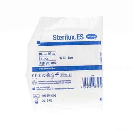 Sterilux Es Compresse Sterile 8Pl 10,0X10,0Cm 40X3 9160154  -  Hartmann