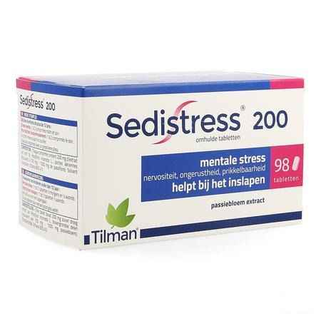 Sedistress 200 Omhulde Tabletten 98  -  Tilman