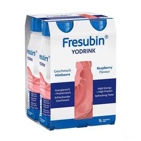 Fresubin Yodrink Framboise Easy Bottle 4x200 ml  -  Fresenius
