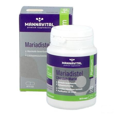 Mannavital Mariadistel Platinum V-Capsule 60