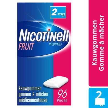 Nicotinell Fruit Gomme Macher-kauwgom 96x2 mg