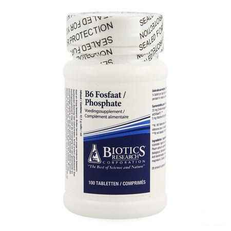 Biotics B6 Fosfaat 100 tabletten  -  Energetica Natura