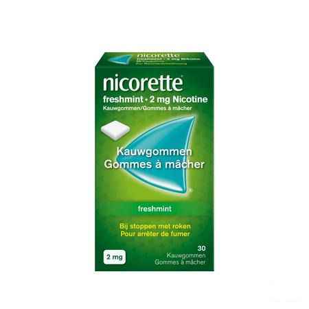 Nicorette Freshmint Kauwgom 30x2 mg