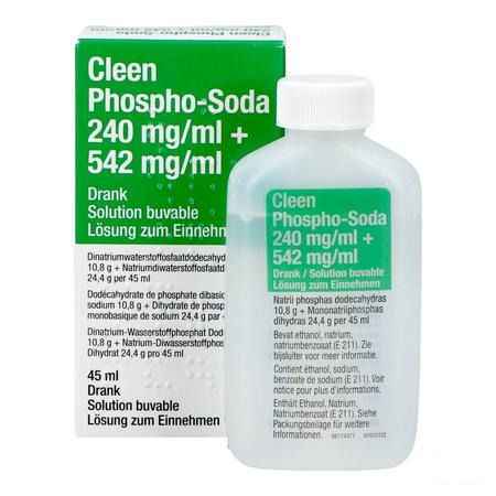 Cleen Phospho-soda 11 gr/24 gr Solution Buvable Flacon 45 ml 