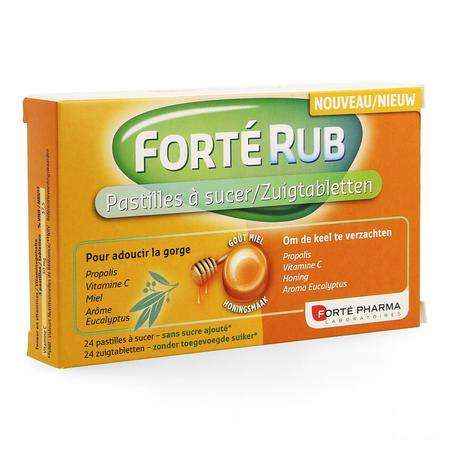 Forte Rub Keeltabletten Honing 24  -  Forte Pharma
