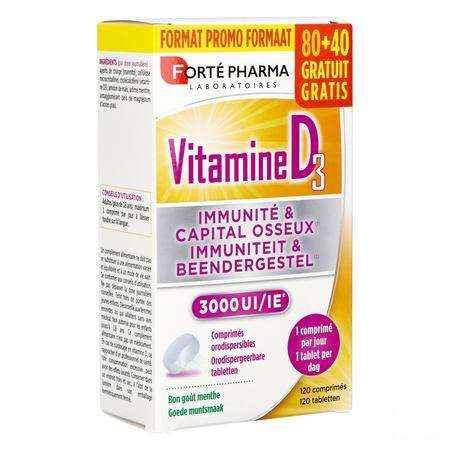 Vitamine D3 3000 Ie Caps 120  -  Forte Pharma