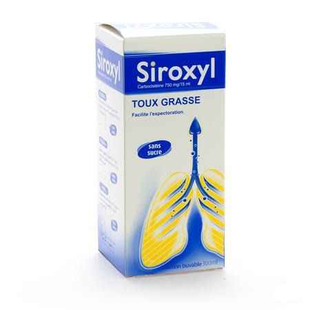 Siroxyl Sirop Sans Sucre/zonder Suiker 300 ml  -  Melisana