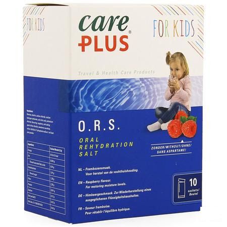 Care Plus Ors Kids Raspberry Zakje 10x5,3g 