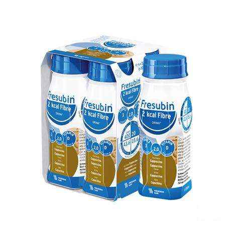 Fresubin 2 Kcal Fibre Drink 200 ml Cappuccino  -  Fresenius