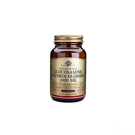 Solgar Glucosamine Hcl zonder schaaldier Tabletten 60x1000 mg  -  Solgar Vitamins