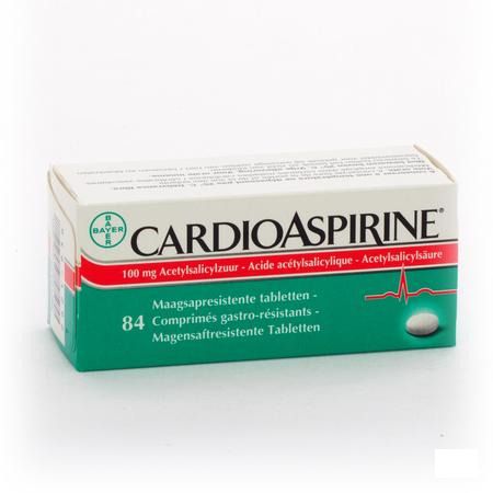 Cardioaspirine Gastro Resist. Comprimes 84 X 100 mg