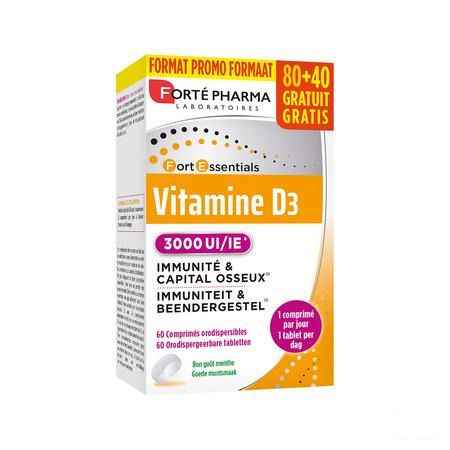 Vitamine D3 3000 Ie Caps 120  -  Forte Pharma