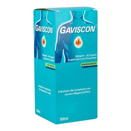 Gaviscon Menthe Munt Suspensie Drink 300 ml