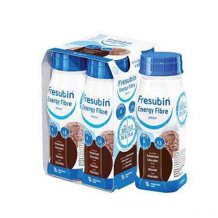 Fresubin Energy Fibre Drink 200 ml Chocolat/chocolade  -  Fresenius