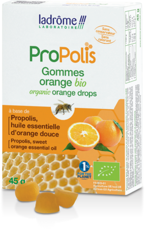 Gommes propolis + orange - Ladrome