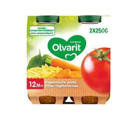 Olvarit Vegetarische Pasta 2x250 gr 12m05  -  Nutricia