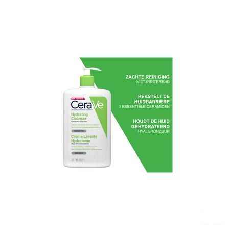 Cerave Hydraterende Reinigingscreme Pompfl 1l  -  Cerave