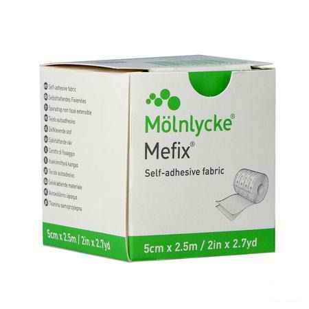 Mefix Zelfklevende Fixatie 5,0cmx 2,5m 1 310570  -  Molnlycke Healthcare